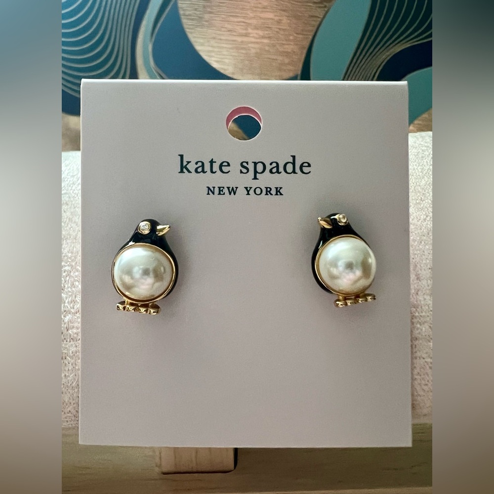 NWT Penguin Stud Earrings